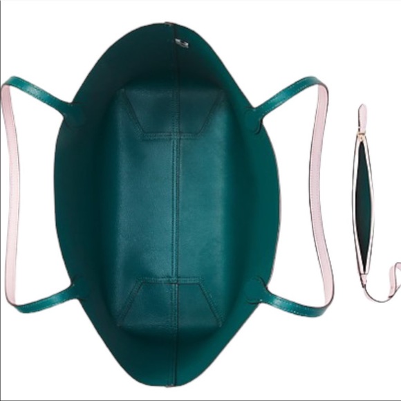 NWT Kate Spade Reversible Pineapple graphic pink Tote Bag - Picture 8 of 12